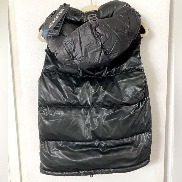 Aritzia Black Super Puffer Feather Down Vest in Black - Picture 3 of 6